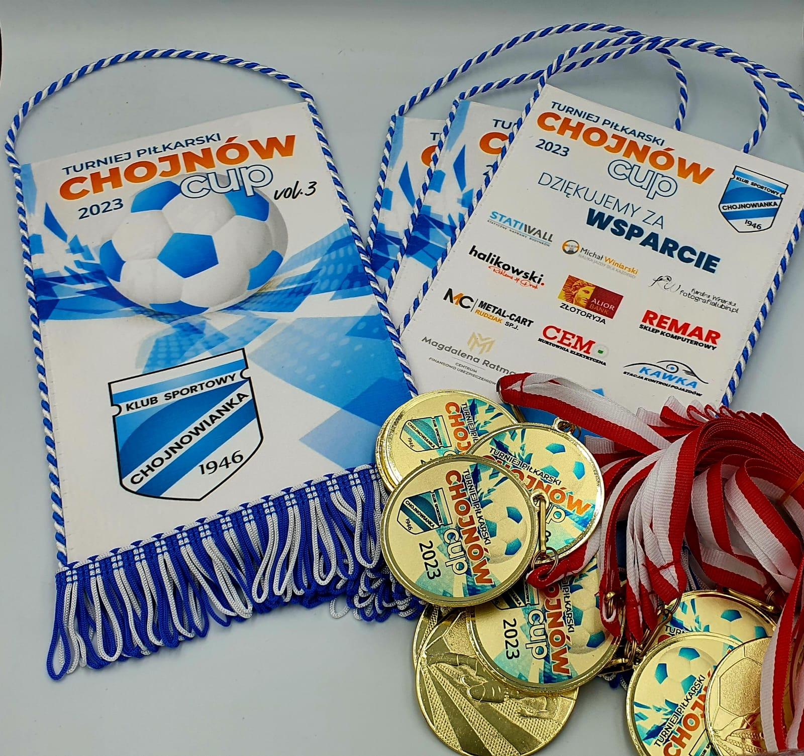 chojnów cup proporczyki i medale